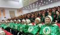 "Türkmen halkynyň Milli Lideriniň nusgalyk döwlet taglymaty we Arkadagly Gahryman Serdarymyzyň baştutanlygynda ösüşiň Demokratik ýoly bilen beýik geljege tarap”  ady bilen maslahat geçirildi.