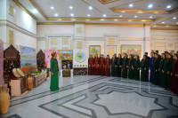 Lebap welaýatynyň Taryhy we ülkäni öwreniş muzeýiniň gurnamagynda «Nowruz-ösüşiň we gözelligiň nagmasy»  atly serginiň açylyşy geçirildi.