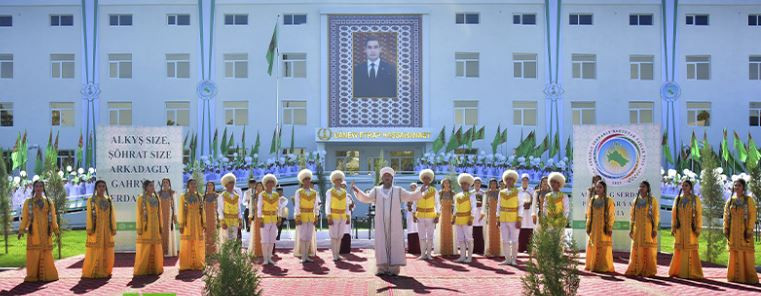 Dänew etrap hassahanasynyň durky täzelenen  binalar toplumy açylyp, ulanylmaga berildi