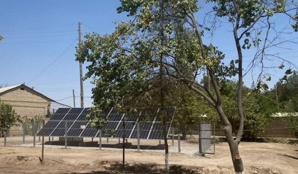 Oba saglyk öýünde Gün paneli gurnaldy