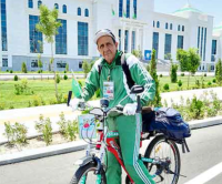 Batyr Abdyllaýew welosipedli iki aýda 4 müň kilometrden gowrak ýol geçdi